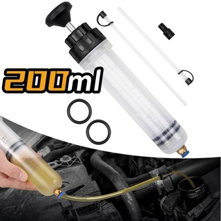 Ferramenta manual para troca de óleo automotivo extrator de óleo com seringa de 200 cc