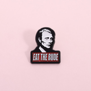 Hannibal Filme Elemento Esmalte Broche'come O Rude Texto Metal Pino Personalizado Criativo Mochila Crachá Acessórios Pre em Oferta na Shopee