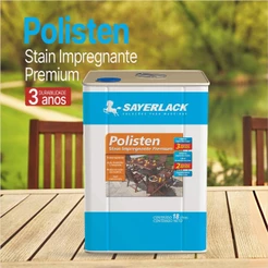 Verniz Polisten Impregnante Sayerlack Stain Premium 18 Litros Para Madeira
