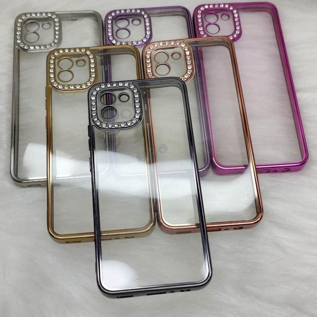 Capa Capinha De Celular Bling/Strass Case Para Samsung Galaxy A03 em Oferta na Shopee