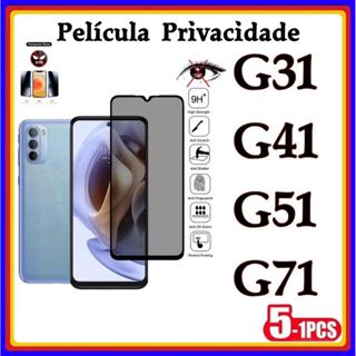 Película de Privacidade 3D Vidro Temperado Anti Spy  MOTO G31 G41 G51 G71 em Oferta na Shopee