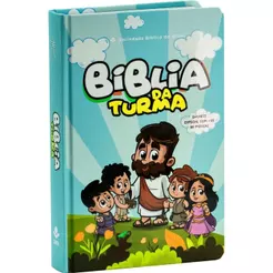 Bíblia da Turma NTLH | Letra Normal | Capa Dura | Jesus com as Crianças