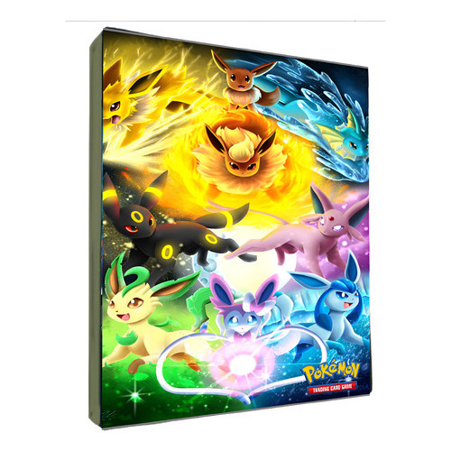 Album Fichario Pasta Eevee Evolucoes Pokemon Sem Folhas Preto