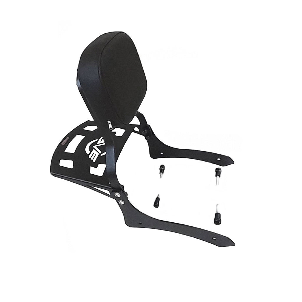 SUPORTE DE BAGAGEIRO COM ENCOSTO SISSYBAR APOIO P/ GARUPA KAWASAKI VULCAN S 650 2015 A 2025