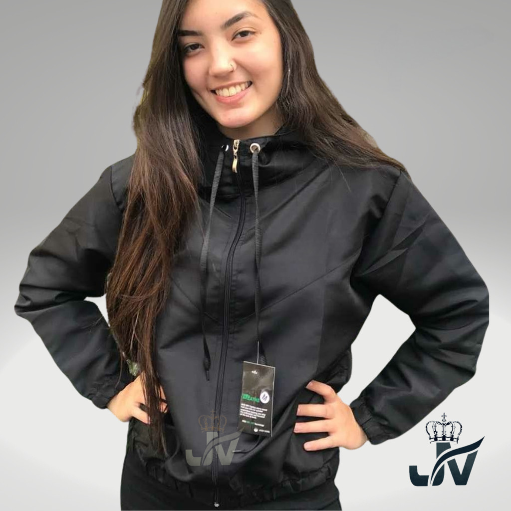 Jaqueta Corta Vento Feminina Leve e Confortável Material Premium Frio Inverno Corrida em Oferta na Shopee