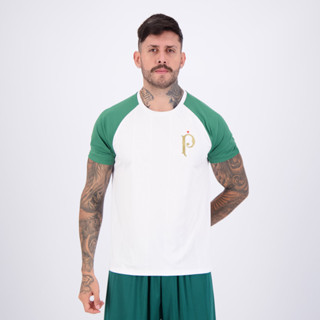 Camisa Palmeiras Palestra Raglan Branca em Oferta na Shopee