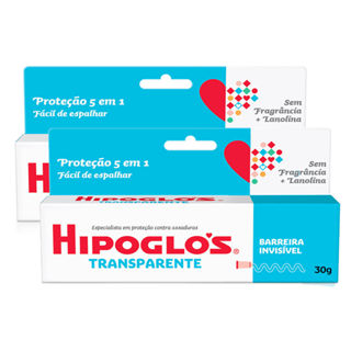 Kit 2 Hipoglós Transparente Creme Preventivo de Assaduras 30g em Oferta na Shopee