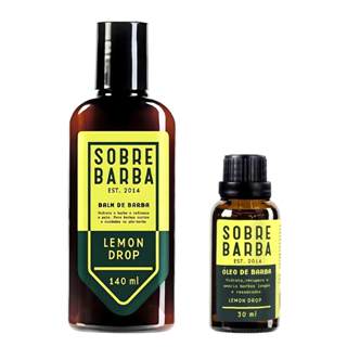 Kit para Barba - Balm + Óleo Sobrebarba Lemon Drop em Oferta na Shopee