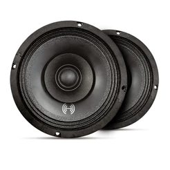 Alto Falante 6 Polegadas Hurricane 440w Rms MB6 Slim Mid Bass 4 Ohms Bobina Simples 880w Pico Médio Grave Par