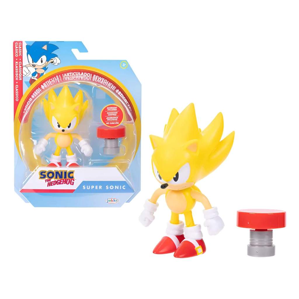 Boneco Articulado Super Sonic com Mola 10cm Sunny - 004550 em Oferta na Shopee