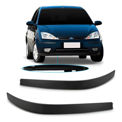 Par Aplique Do Parachoque Focus 2004 05 06 2007 2008 em Oferta na Shopee