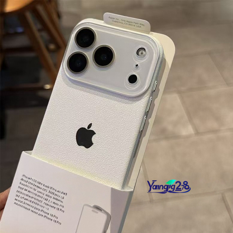 Nova Capa De Couro Duro Texturizado Para iPhone 17 Pro Max AR 16 15 14 13 12 11 Luxo À Prova De Choque Traseira em Oferta na Shopee
