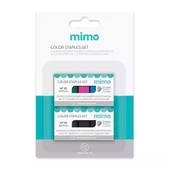 Grampos Coloridos para Mini Grampeador Profissional - Nº 10 - Mimo - 2000 Unids