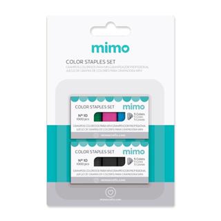Grampos Coloridos para Mini Grampeador Profissional - Nº 10 - Mimo - 2000 Unids em Oferta na Shopee
