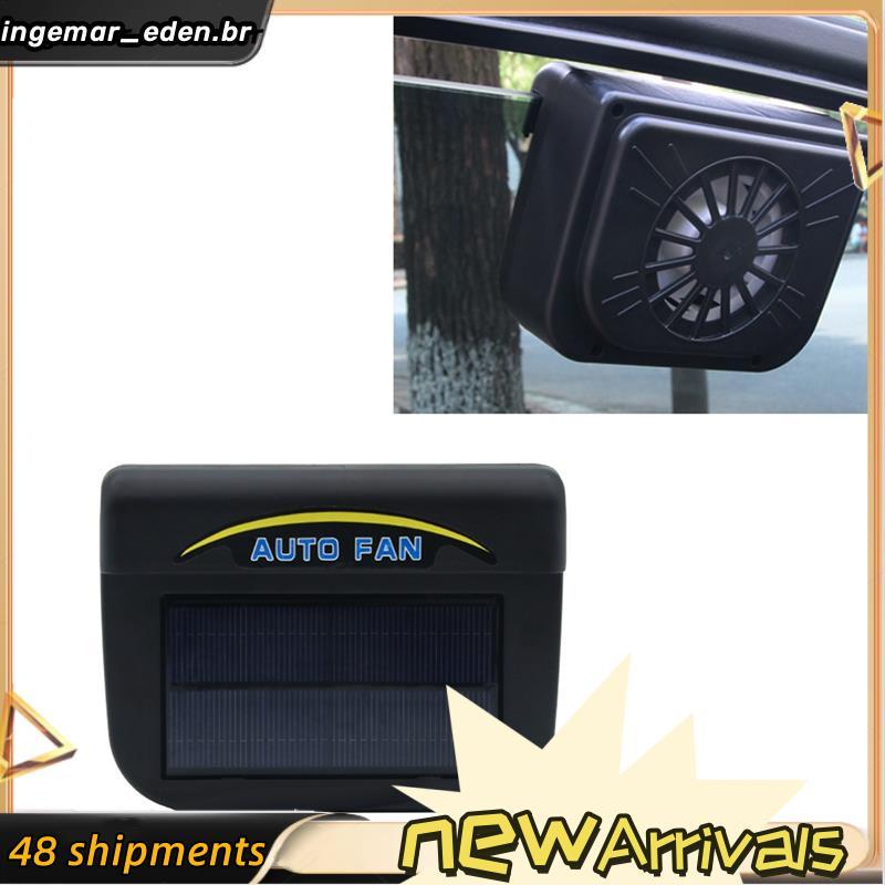 Ventilador De Carro Movido A Energia Solar , Janela Automática , Refrigerador , Ventilação De Ar , Circulador AC Com Fun
