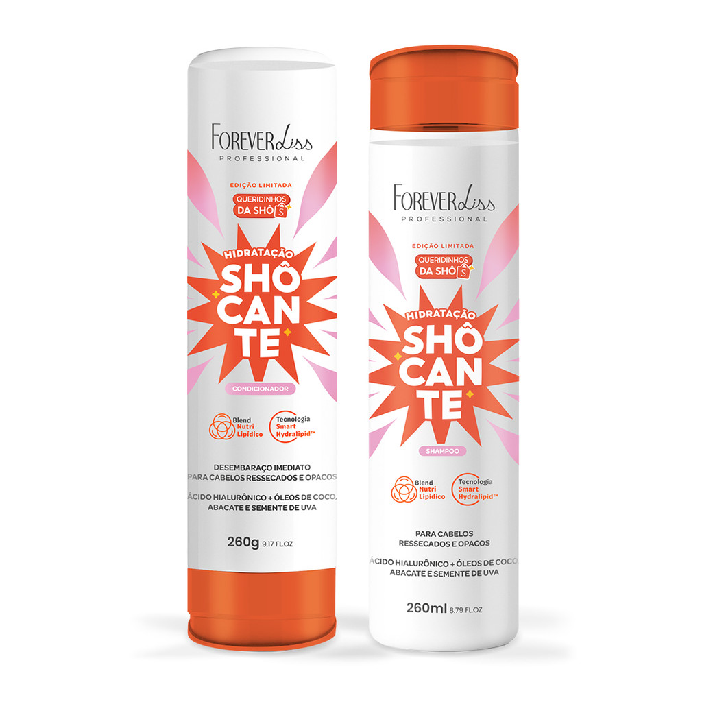 Kit Shampoo e Condicionador Hidratação SHÔcante Forever Liss em Oferta na Shopee