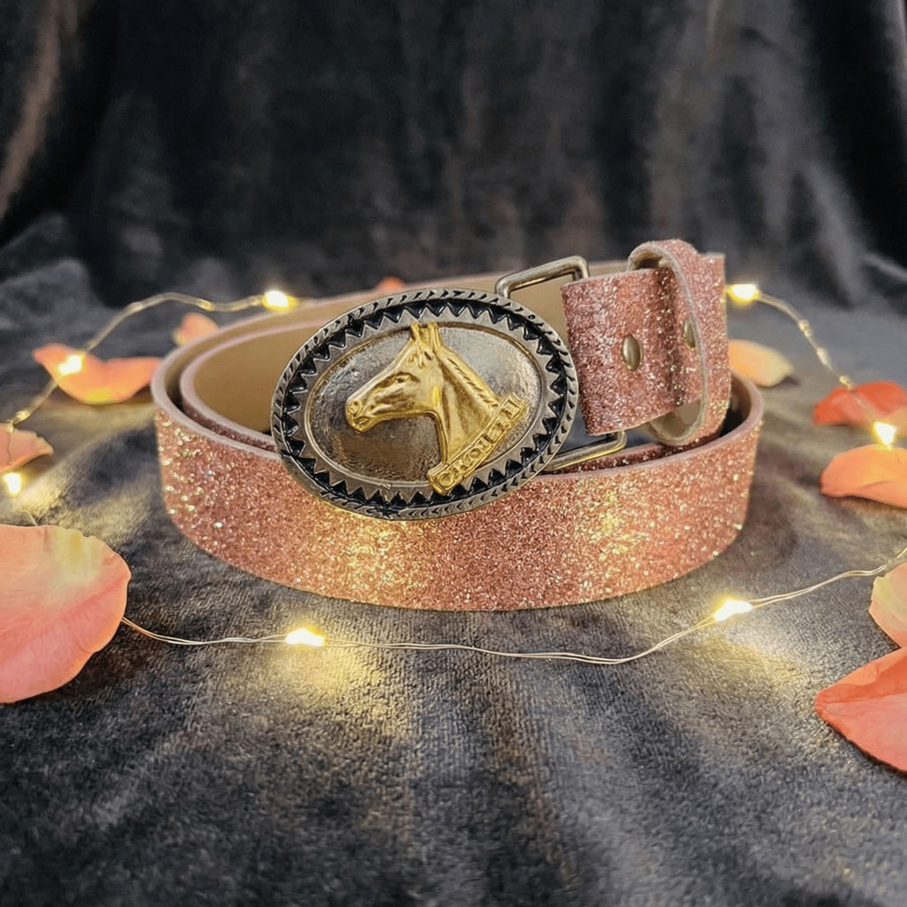 Cinto Country Boiadeira Infantil Feminino Strass Rodeio Ana Castela Tendência Luxo Ajustável