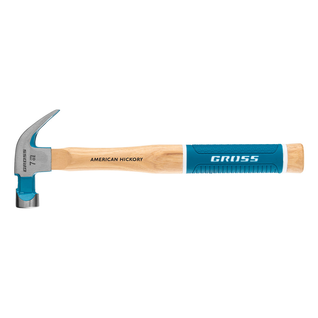 MARTELO UNHA, ACO DE CARBONO, CABECA MAGNETICA, CABO DE MADEIRA, EMBORRACHADO, 25MM, 1PC // GROSS em Oferta na Shopee