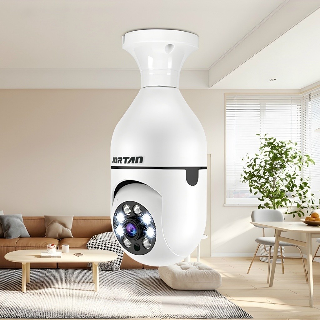 câmera de segurança wi fi Com Microfone e Alto-falante Visão Noturna, 360°via  yosse