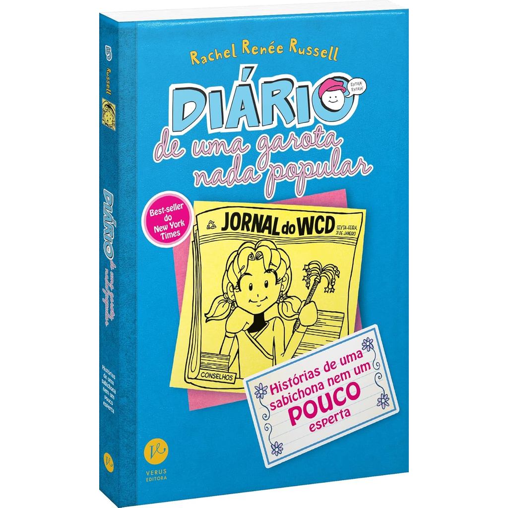 Livro - Diário de Uma Garota Nada Popular 5 -  História de Uma Sabichona Nem Um Pouco Esperta - Capa Flexivel