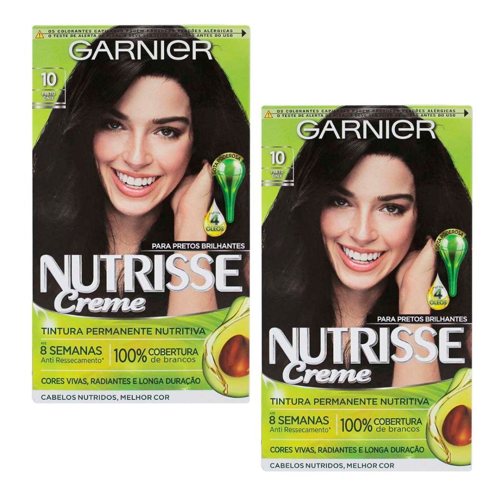 Kit 2 Tintura Creme Nutrisse Garnier Aveia 60 Kit em Oferta na Shopee