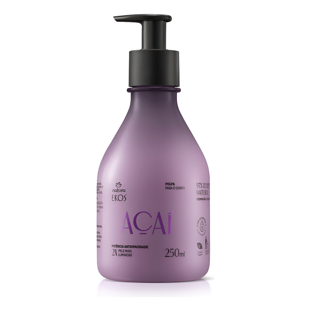 Polpa Hidratante Corporal Naturaekos Açaí Luminosidade 250ml
