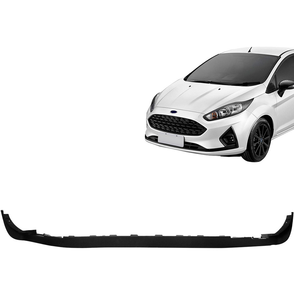 Saia Spoiler Dianteiro New Fiesta Hatch 2014 2015 2016 2017 2018