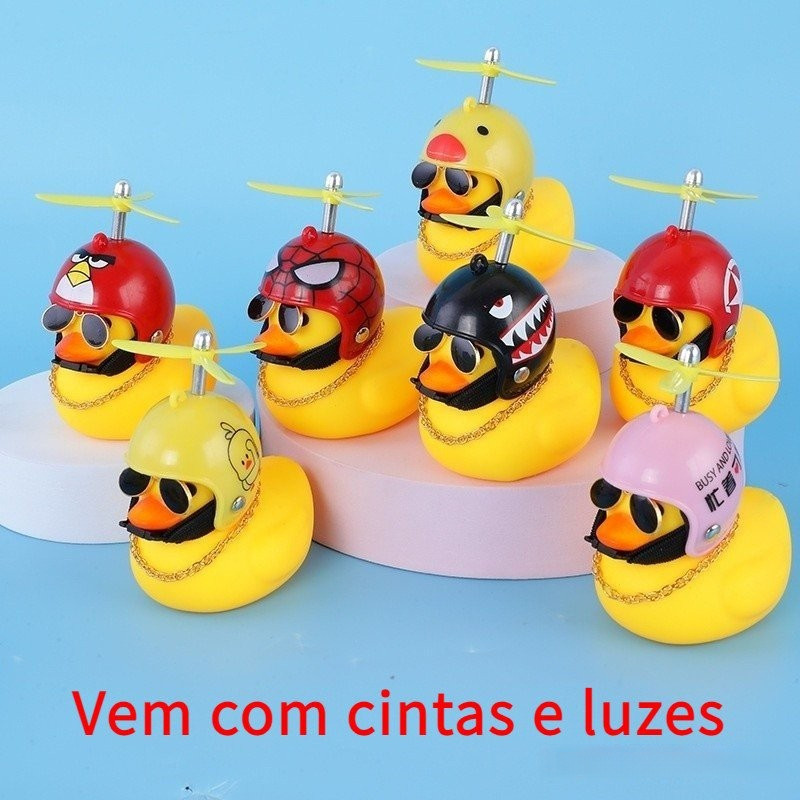 Pato fofo, pato de bicicleta decoração carro motocicleta pato, móveis de Interior