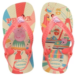 Havaianas Baby Peppa Pig Buttercream/Coral