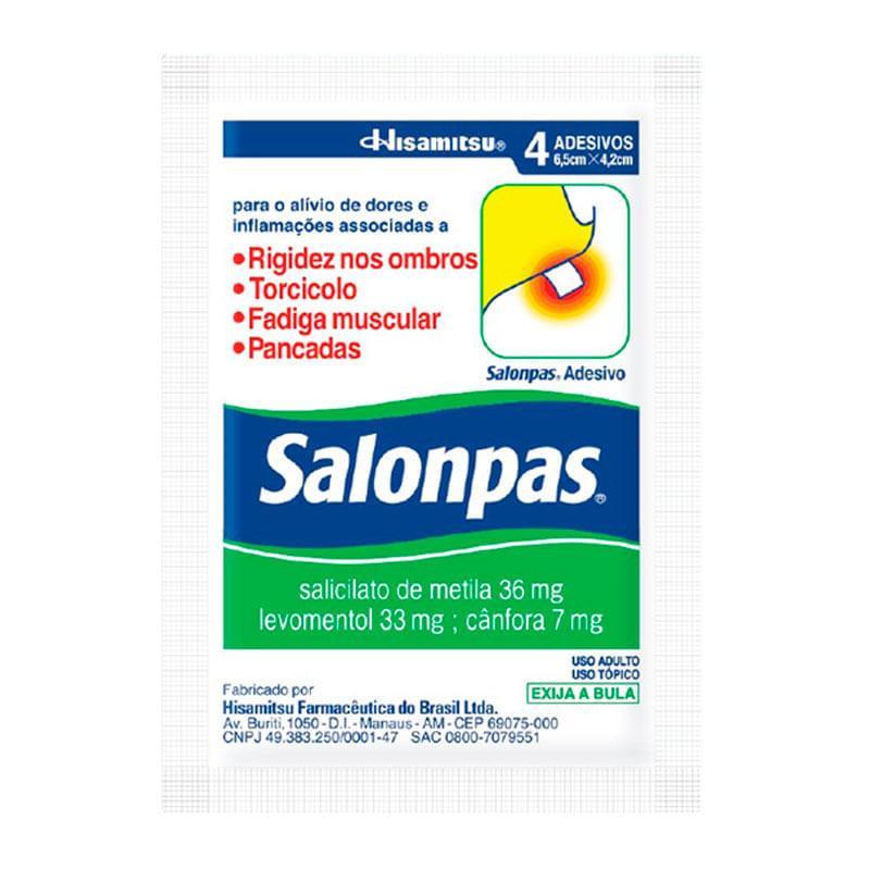 Salonpas Adesivo Pequeno 4 Unidades em Oferta na Shopee