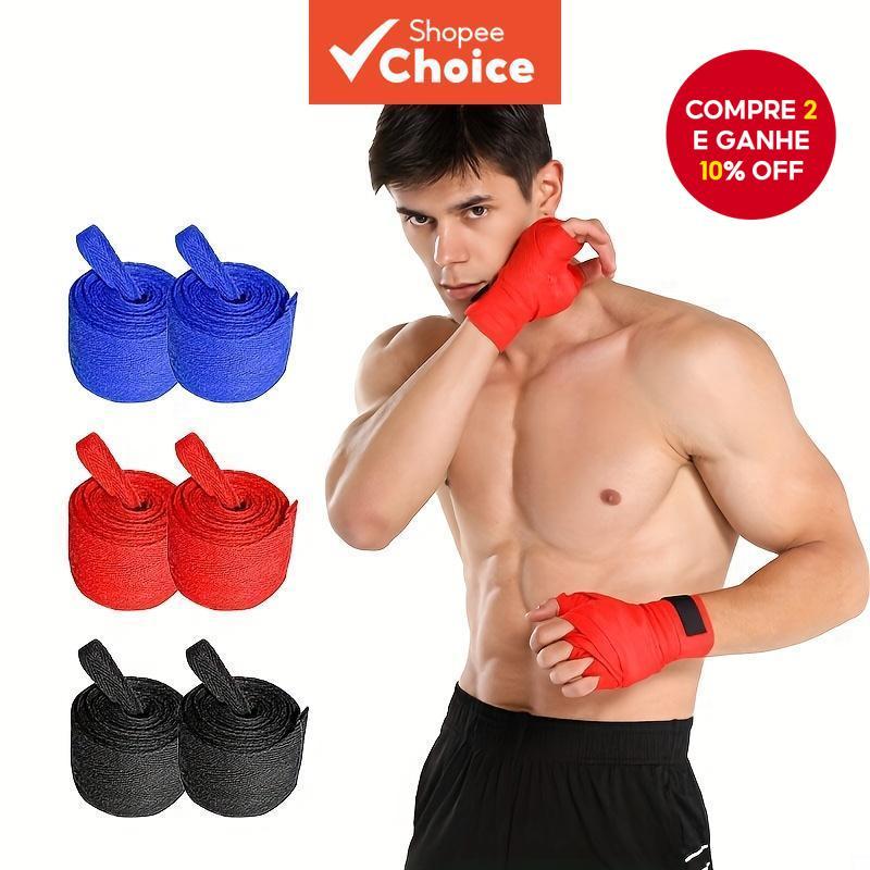 1 Peça De Envoltório De Pulso Absorvente De Suor Para Muay Thai E Sanda Fighting