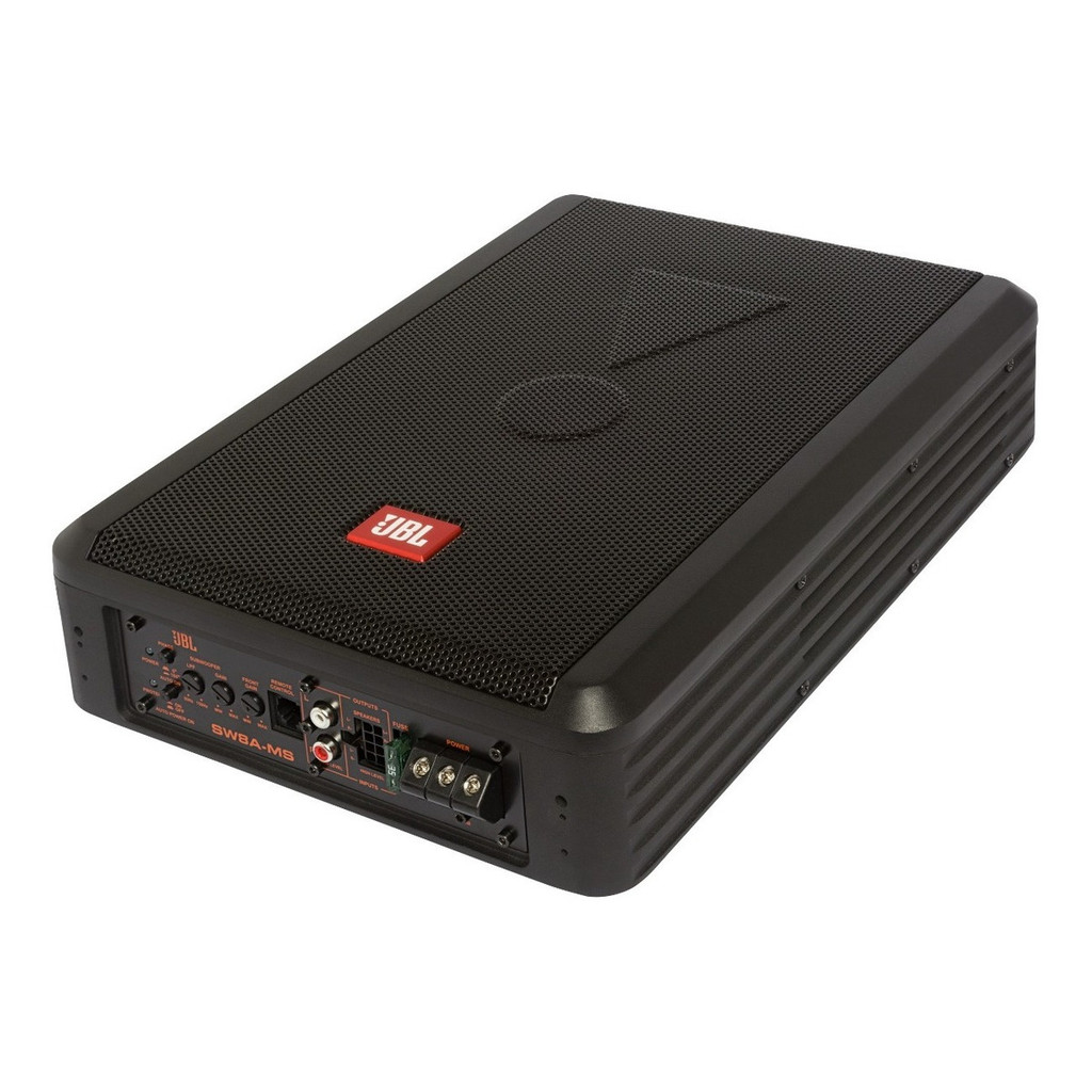 Caixa Amplificada Ativa JBL Slim 8  SW8A-MS 200 Watts Rms + 2 Canais Amplificados 100W 2 Ohms