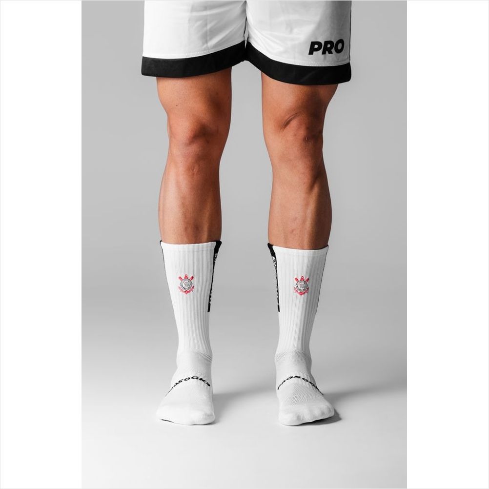 Meia Prosocks Ultragrip Corinthians - Alta Performance e Grip em Oferta na Shopee