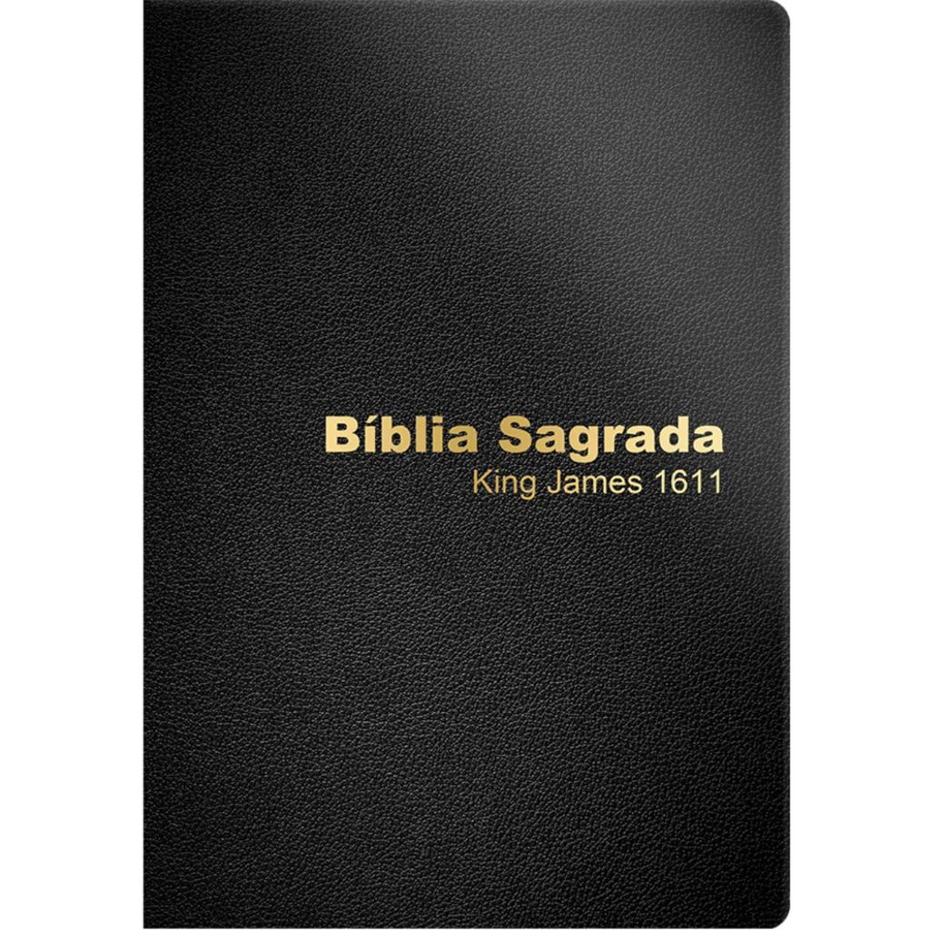 Bíblia Sagrada | King James 1611 | Capa Luxo Preta