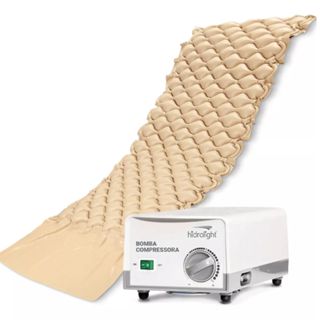 Kit Colchão Pneumático Hidrolight V110/220 Sc400  Bege  110V/220V em Oferta na Shopee