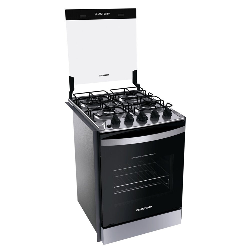 Fogão de Embutir Brastemp 4 Bocas, Chama Dupla BYO4EBR em Oferta na Shopee