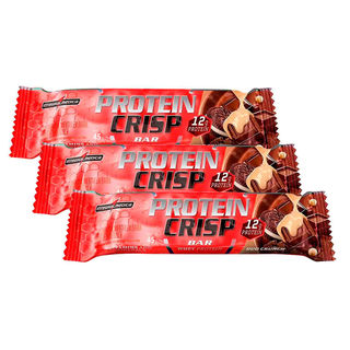 Kit 3 Barra Protein Crisp Bar 12g de Proteína Duo Crunch 45g em Oferta na Shopee