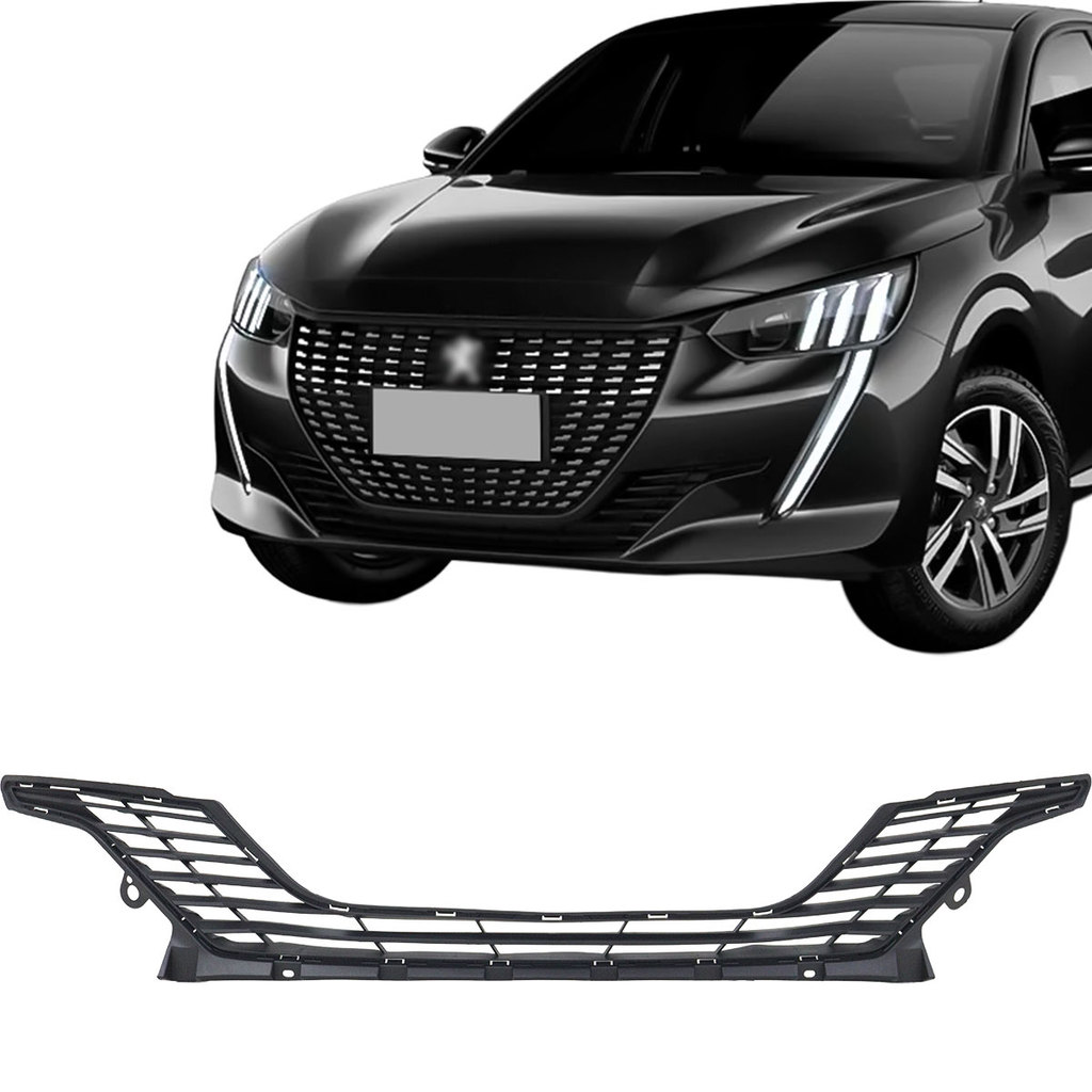 Grade Parachoque Dianteiro Peugeot 208 2021 2022 2023 2024 Inferior