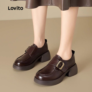 Lovito Sapatos de Barco Casuais de Estilo Novo para mulheres LFA100012 em Oferta na Shopee
