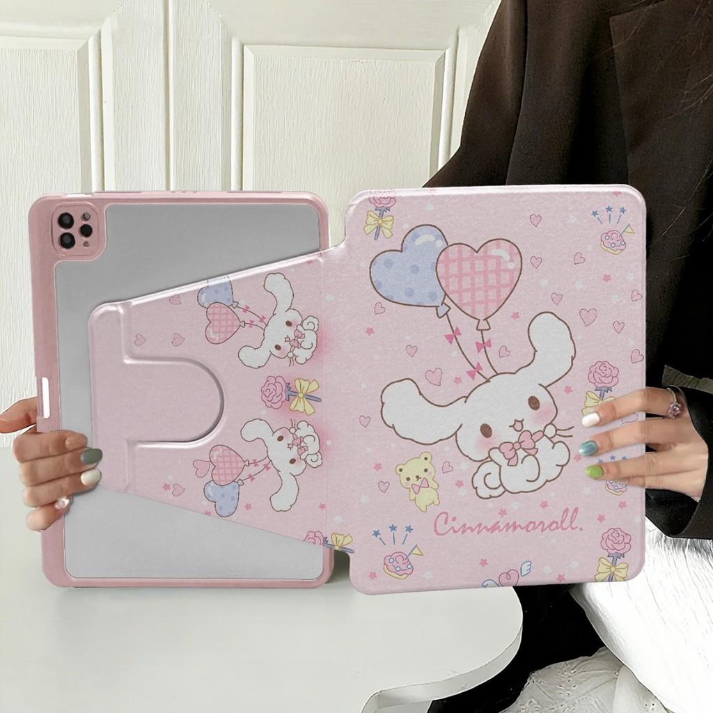 Para Xiaomi Poco Pad M1 (12.1 Polegada) 2025 X1 11.2 Bonito Dos Desenhos Animados Caso 360 Rotação Flip Suporte Tablet F