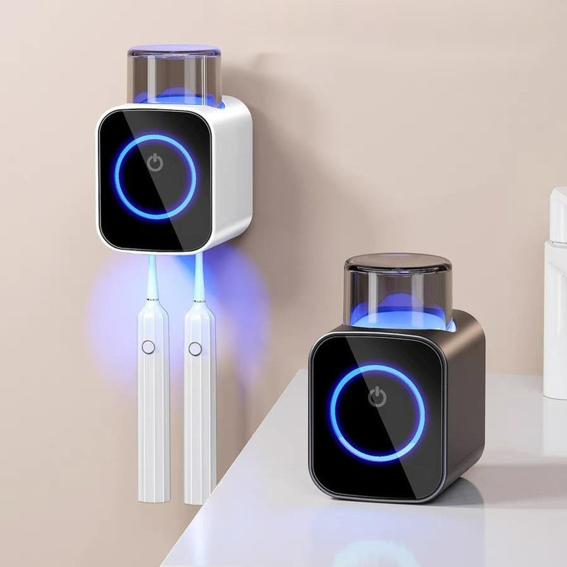 Suporte Escova De Dentes Esterilizador Com Luz UV Antibacteriano Função de secagem Decoracão Banheiro em Oferta na Shopee