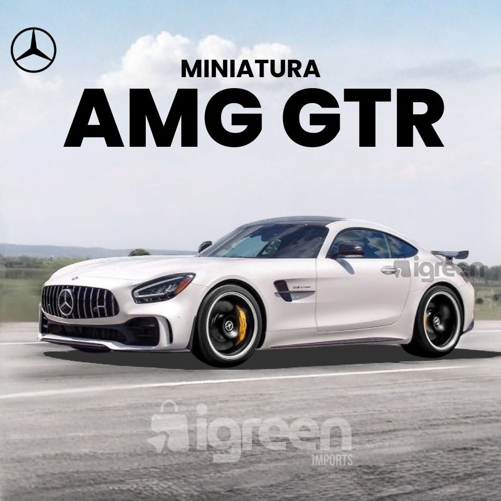 Miniatura Mercedes Benz AMG GT-R escala 1/36 Carrinho de Ferro Metal Colecionável Alta Qualidade