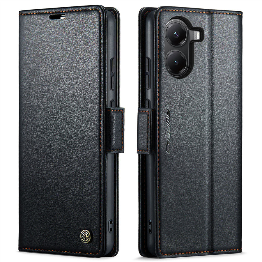 Capa Capinha Carregador Sem Fio Couro Carteira Para Xiaomi POCO F5 F7 Ultra X7 X