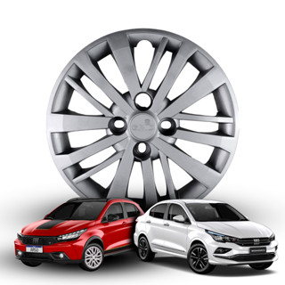 Calota Argo Cronos 2022 Prata Aro 15 Peça Grid 296CP-PTA-U 4 Furos em Oferta na Shopee