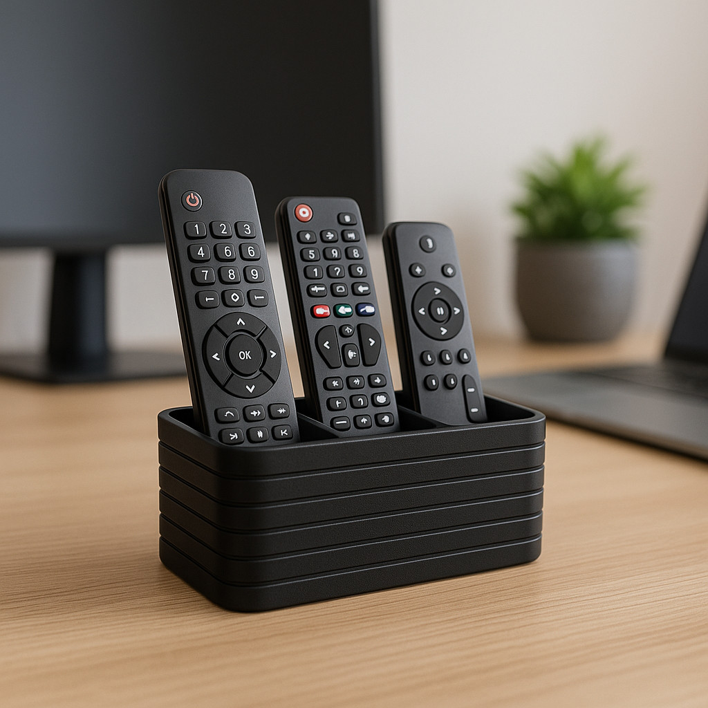 Suporte Moderno para 3 Controles Remotos de TV em Oferta na Shopee