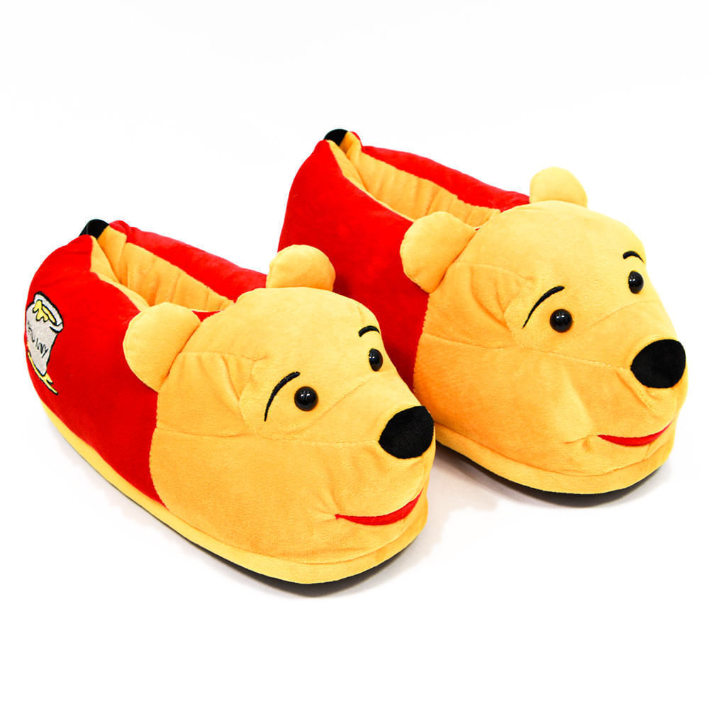 Pantufa 3D Pooh - Disney em Oferta na Shopee