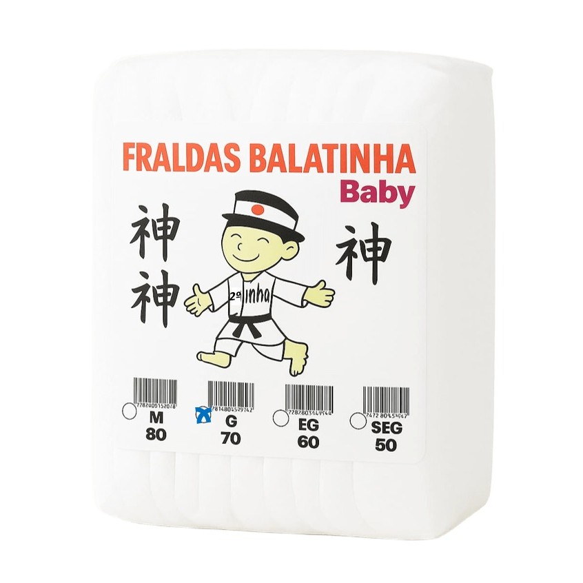 FRALDAS Segunda Linha Infantil DIRETO DE FABRICA G C/70 - Entrega Rápida