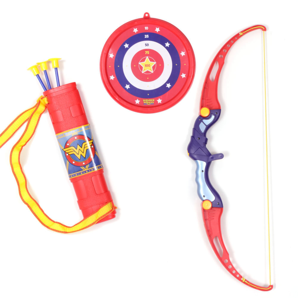 Arco e Flecha Mulher Maravilha Warner Bel em Oferta na Shopee