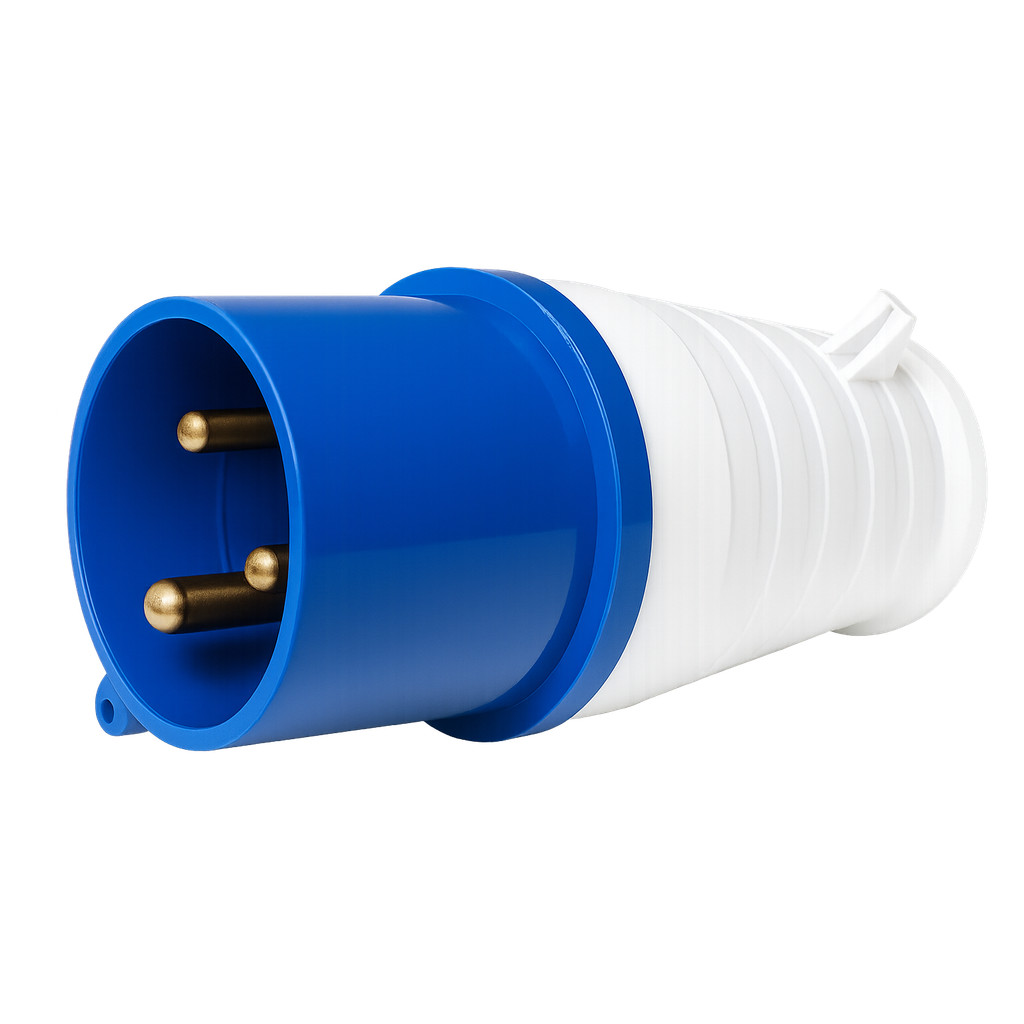 PLUG INDUSTRIAL  2P+T 32A-6H 220V AZUL STARK