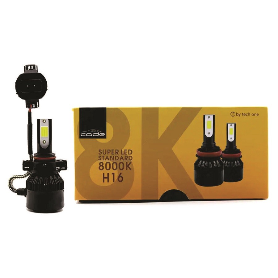 KIT LAMPADA AUTOMOTIVA LED STANDARD H16 8000K 12V KCZ1415